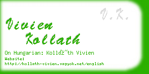 vivien kollath business card